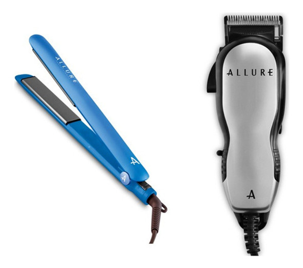 Combo Allure Maquina Cortadora De Pelo + Planchita Alisadora 0