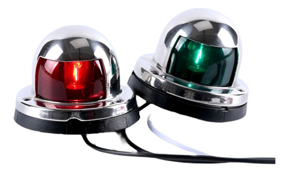 Par De Luces De Navegación De Arco Rojas Y Verdes Para Barco 0