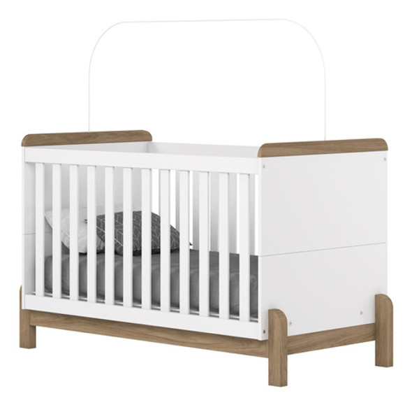 Berço Mini Cama Ternura Branco/jequitibá - Henn 0