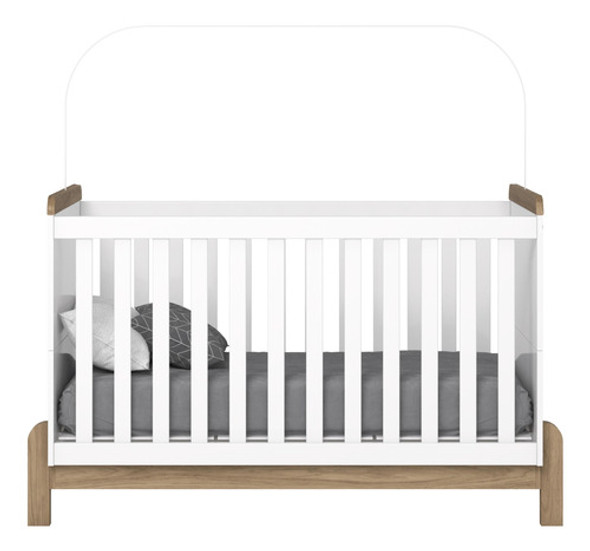 Berço Mini Cama Ternura Branco/jequitibá - Henn 1