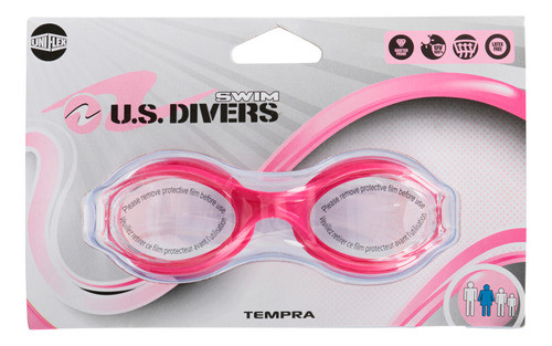 Lentes Natación Usdivers Adulto Tempra Lady Pink - Tecnobox 1