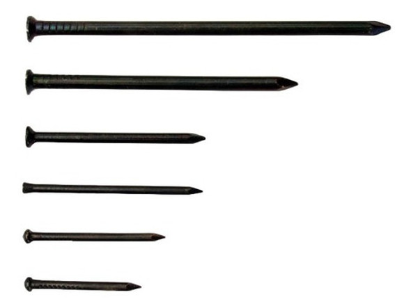 Clavo De Acero Negro 2,00x30mm X100un -cab Redonda- 0 Clavo De Acero Negro 2,00x30mm X100un -cab Redonda- 0