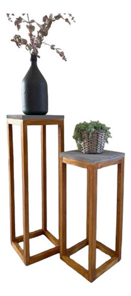 Soportes Porta Macetas Madera 0