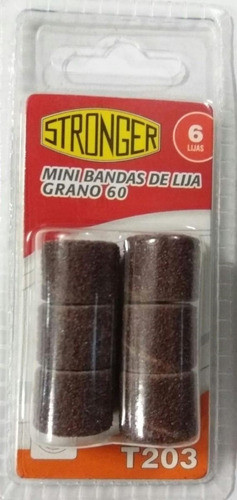 Mini Bandas De Lija Grano 60 3 Pack De 6uni - Ynter Industri 0
