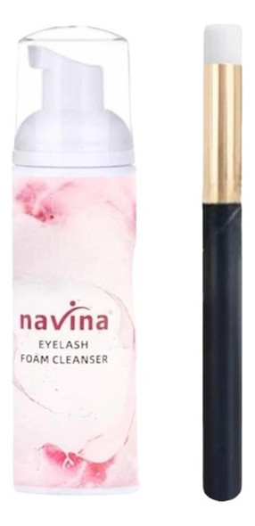 Lash Shampoo Navina Espuma Para Pestaña + Brocha Limpiadora 0 Lash Shampoo Navina Espuma Para Pestaña + Brocha Limpiadora 0