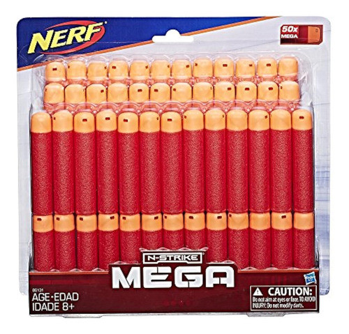 Nerf N-strike Mega Dart Recambio (50 Unidades) 1