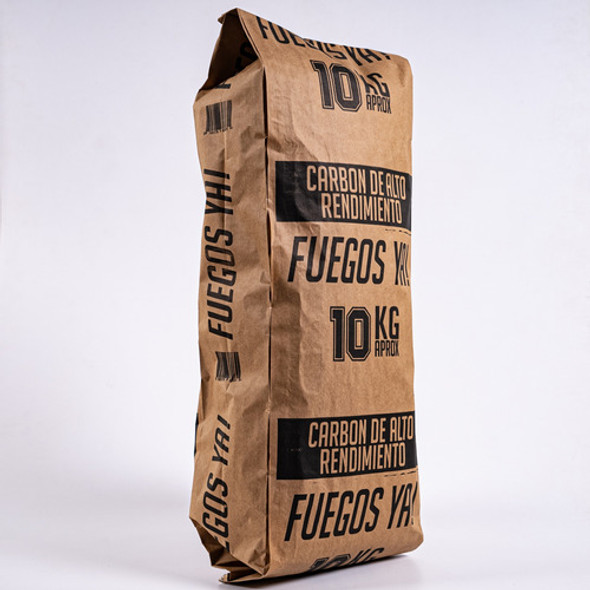 Bolsas Fuegos Ya 10kg Carbón De Alto Rendimiento X2 20kg 1