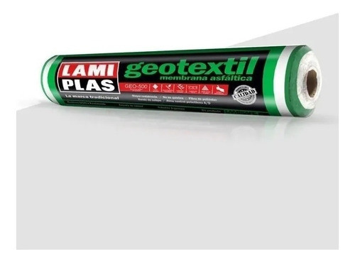 Membrana Asfáltica  Geotextil Lamiplas 4.5m 43kg / Camino 1 0