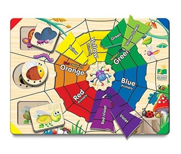 Puzle Color Web 15 Piezas Para Niños The Learning 0