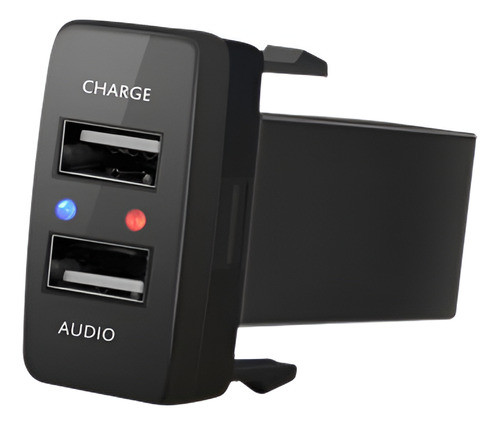 Teléfono Usb De Doble Zócalo Audio Cargador Fr Toyota Fj Cru 0