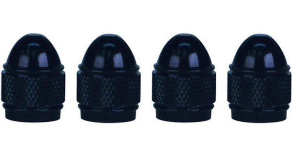 Tapa Valvulas Piquitos Cubiertas Anodizada Negro 4ud Slime 1