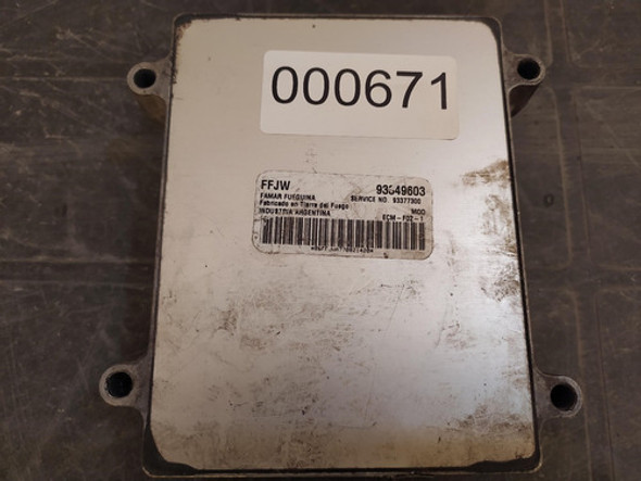 Ecu Ecm-f02-1 Codigo671 0