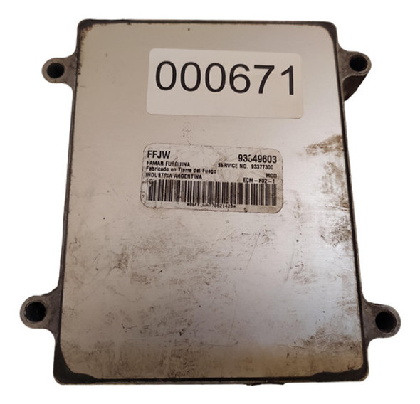 Ecu Ecm-f02-1 Codigo671 0