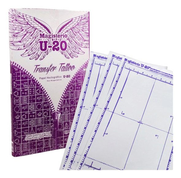 Papel Hectografico Magisterio U20 Resma - Tattoo 0