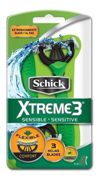 Kit 4 Aparelho De Barbear Schick Xtreme 3 Pele Sensível 1