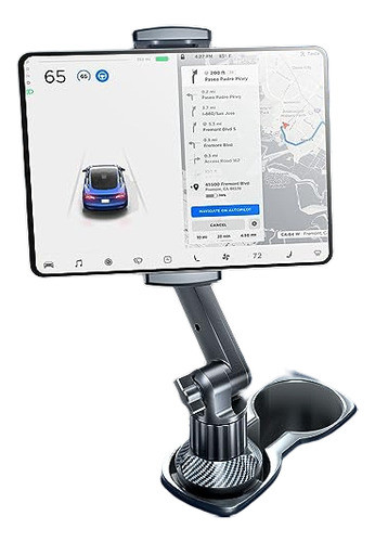 Soporte Base Para Celular Tablet Posa Vasos Automóvil 0