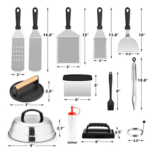 Hasteel Kit De Accesorios De Plancha De 18, Herramientas Tep 1