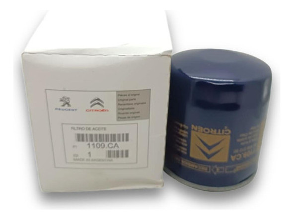 Filtro De Aceite Original Peugeot Partner 206 1.9 Dw8 Diesel 0