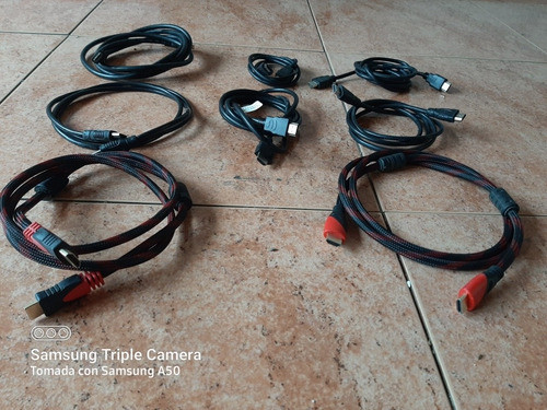 Lote De 8 Cables Hdmi.ideal Video Juegos Xbox Play Canalera 1