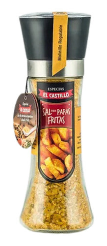 Sal Para Papas Fritas Molinillo Vidrio 145 Gramos 5onzas 0