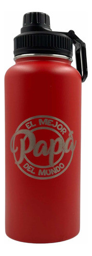 Botella Térmica El Mejor Papá Del Mundo 0