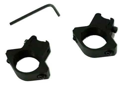 Anillas Montaje Apolo Alta 1 Pulgada Aluminio Riel 11 Mm 0