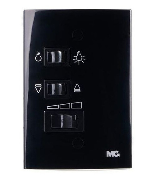 Controle Para Ventilador De Teto Margirius Sleek Preto 127v 0