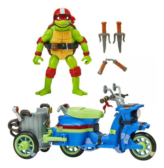Tortugas Ninja Battle Cycle Con Moto Y Accesorios Original 0 Tortugas Ninja Battle Cycle Con Moto Y Accesorios Original 0