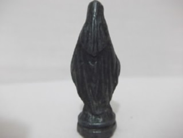 B.antigo - Imagem Sacra Antiga N. Sra. Das Graças Em Estanho 1 B.antigo - Imagem Sacra Antiga N. Sra. Das Graças Em Estanho 1