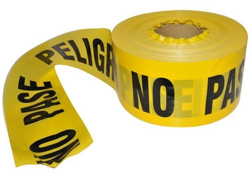 Cinta Peligro 7cm X 300 Metros 0