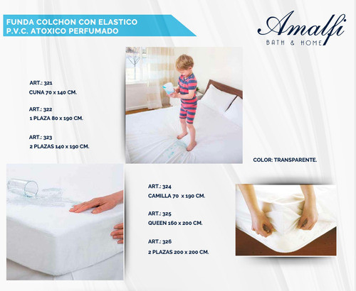 Funda De Colchon Impermeable Pvc 180x200 Amalfi 1