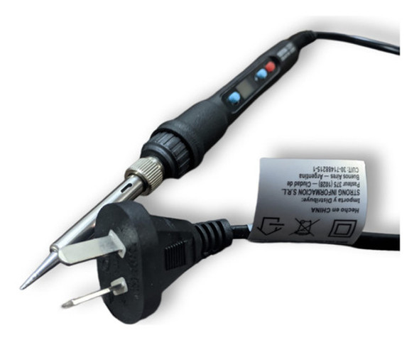Soldador De Estaño 60w Con Regulacion De Temperatura Digital 0 Soldador De Estaño 60w Con Regulacion De Temperatura Digital 0