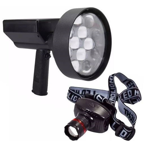 Foco Cree Led 3w X 12 Recargable 3500 Lms. + Minero Regalo - 0