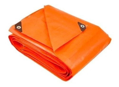 Lona Impermeable Goldex Super Reforzada Naranja 6 X 6 Mts 1