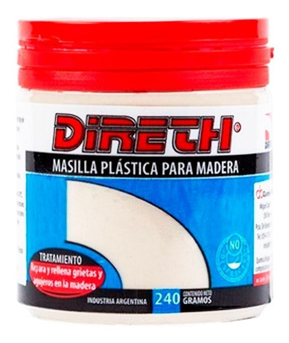 Masilla Para Madera Rellena Grieta Direth Roble X 220 Grs 0