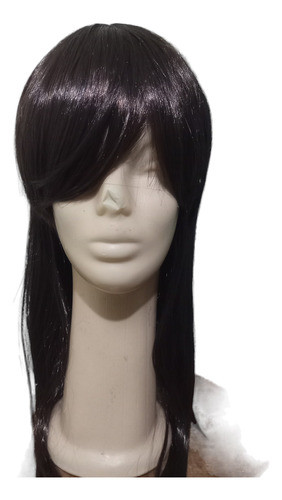 Peluca Castaña Larga Super Gorra By La Parti Wigs! 0