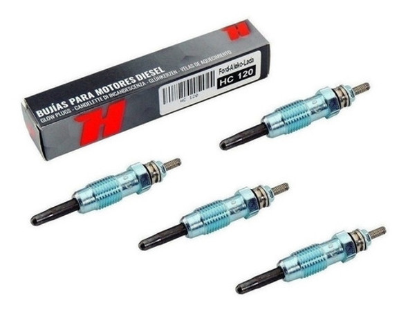 Bujías Precalentamiento Para Ford Escort Fiesta Mondeo 0
