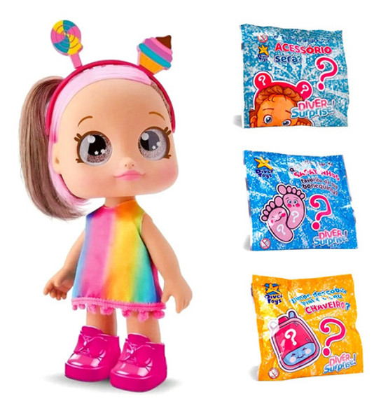 Muñeca Diver Surprise Con Bolsitas Sorpresa, Modelo 3, 12705 1