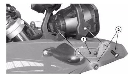Kit Anclajes Parabrisas Givi Bmw Gs 650 800 F 08 17 D333kit 1