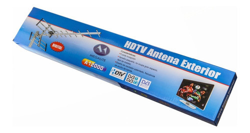 Antena Digital Tda Externa Tv Led Lcd Hd Publica 1° Meg Htec 1