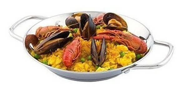 Paella Pan Induction Ready Pan Manijas Dobles Ideal Para Arr 0 Paella Pan Induction Ready Pan Manijas Dobles Ideal Para Arr 0