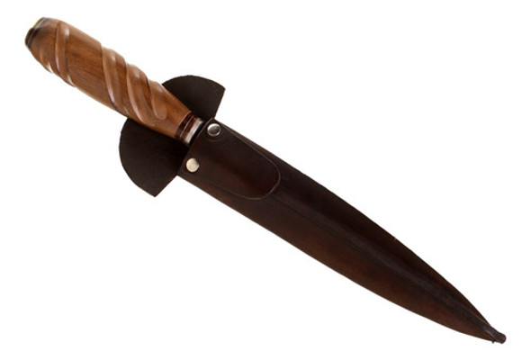 Cuchillo Artesanal Cabo Madera Hoja Acero Inoxidable 20 Cm 1