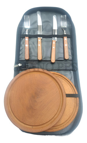 Set De Asado Camping Para 2 Personas. Varios Colores. 0