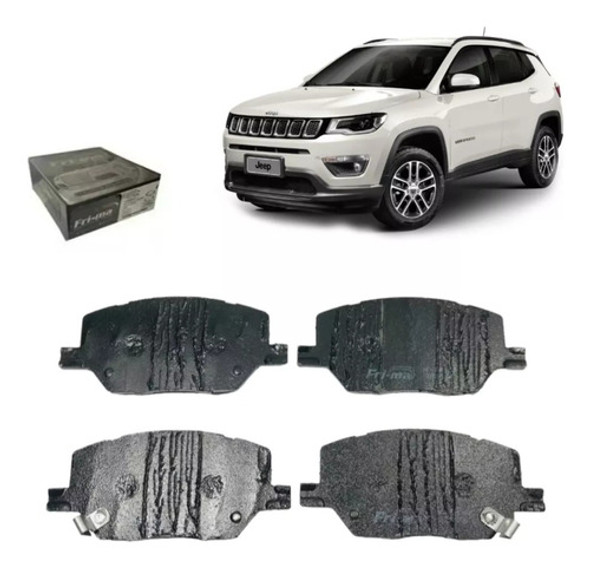 Pastillas De Freno Para Jeep Compass Sport 2020 Delantera 0
