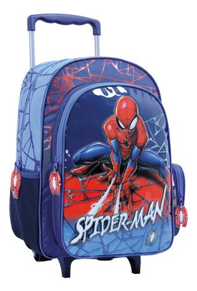 Mochila Escolar Spiderman Con Carro 16 Pulgadas 0 Mochila Escolar Spiderman Con Carro 16 Pulgadas 0