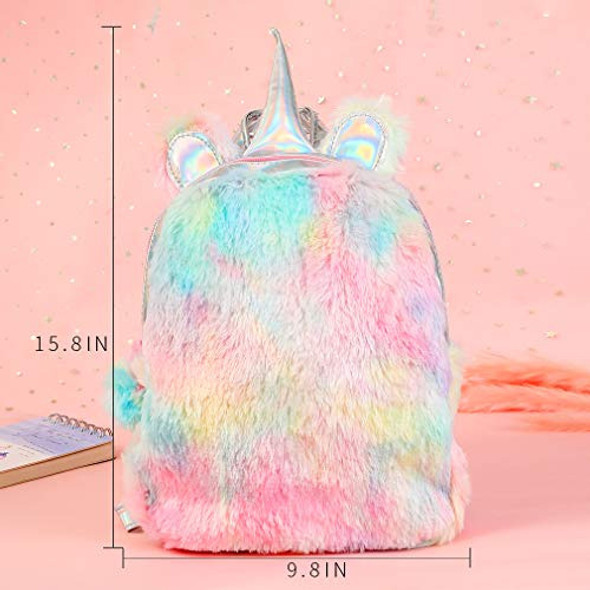 Yorki Girls Plush Unicorn Backpack Fashion, Shool Women Unic 1 Yorki Girls Plush Unicorn Backpack Fashion, Shool Women Unic 1