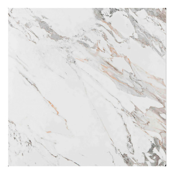 Porcelanato Para Piso Y Pared Pulido Marmolado Blanco 120x12 0