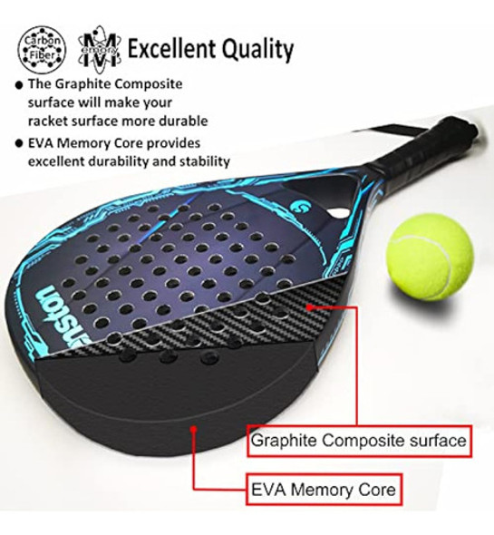 Senston Raqueta De Tenis De Remo Con Superficie De 1