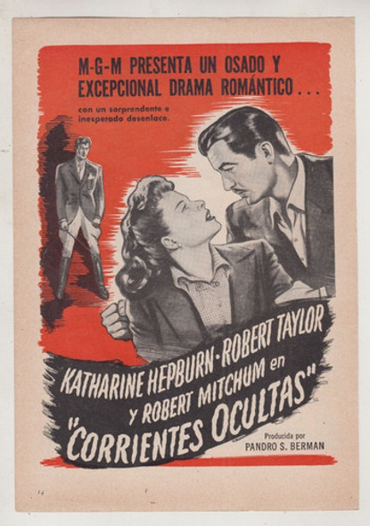 1947 Cine Publicidad Undercurrent Katharine Hepburn Vintage 0 1947 Cine Publicidad Undercurrent Katharine Hepburn Vintage 0