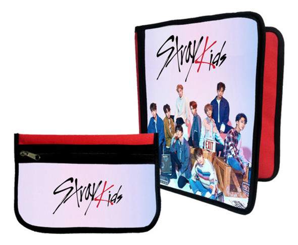 Combo Carpeta + Cartuchera Stray Kids#537 0